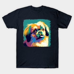 Tibetan Spaniel Pop Art - Dog Lover Gifts T-Shirt